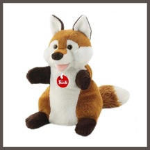 Bezos El Kuklası Peluş Tilki 25 Cm Nxrlvng Çok Renkli