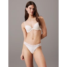 Calvin Klein Kadın Marka Logolu Şık Tasarımlı Günlük Kullanıma Uygun Beyaz Sütyen 000qf7578e 101