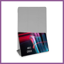 Bezos İpad Air 5 2022 Kılıf Tablet Smart Kılıf - Gri Rengaren