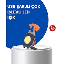 Çok Modlu Led Işıklı Pratik Anahtarlık Renkli