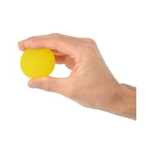 Ball - Silikon El Egzersiz Topu Sarı - Hafif Direnç