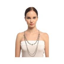 Tkly01868 Yay Model Parlak Zincir Kolye Çok Renkli