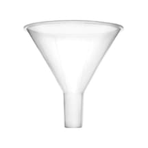 Borox Plastik Toz Laboratuvar Hunisi 100 MM