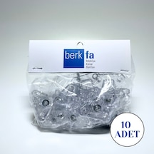 Metali Açılı Çektirme Şeffaf (1 paket 10 adet)