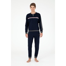 U.s. Polo Assn. Erkek Lacivert Pijama Takım 50301711-vr033 Lacivert