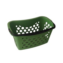 10 Adet Fasulye Tipi-oval Plastik Alışveriş Sepeti - Market El Sepeti Turuncu Çok Renkli
