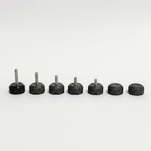 M4 Parmak Cıvatası 5'li Paket M4x10mm - Plastik Başlıklı Gömülü Metal Dişli El Cıvatası - Prototipleme, Robotik, Dıy Projeler İçin Kolay Sıkılır Bağlantı - Çoklu Boy Seçenekleri