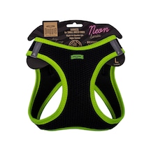 Doggie Havalı Dokuma Neon Serisi Küçük Irk Göğüs Tasması Sarı L-4 Sarı