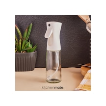Sprey Yağdanlık Sıvı Yağ Spreyi Yağlık Air Fryer Da Yağ Tasarruf Edin Zeytinyağı Için Beyaz 300ml Beyaz