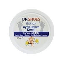 Bitkisel Ayak Bakım Kremi - Ayak Koku Karşıtı Krem 50 Ml. Koruyucu 5 Etki