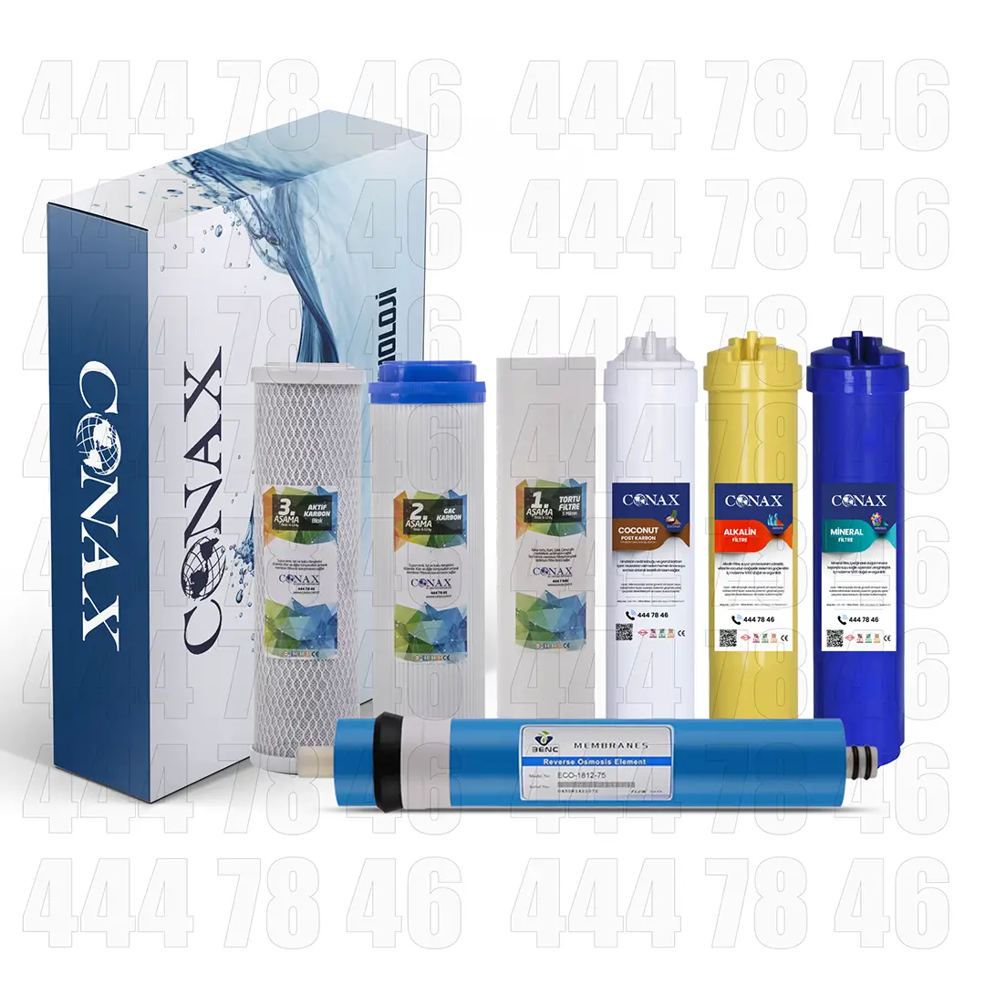 Conax Açık Kasa 7 Aşama Benc Membran  Filtre Seti Conax