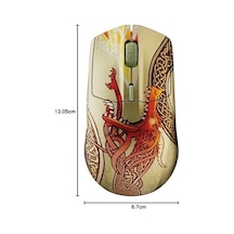 Steelseries Cs2 Dragon Lore Counter-strike Wireless Gaming Mouse - 2.4ghz & Bluetooth 18.000 Dpı Truemove Air Optik Sensör