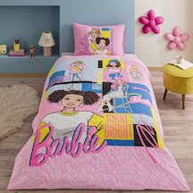 Taç Lisanslı Barbie Bright Tek Kişilik Pamuk Complete Set 000000001000050026 Çok Renkli