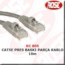 Cat5E Pres BAskı Parça Kablo 10M