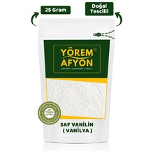 Yörem Afyon Mutfaktaki En Değerli Beyaz Altın Şekersiz Hoş Kokulu Saf Vanilin Vanilya Vanilla Planifolia 25g