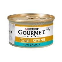3 Adet Gourmet Gold Kıyılmış Ton Balıklı Yetişkin Kedi Konservesi 85 Gr
