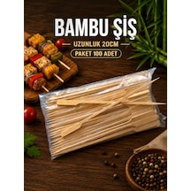 Bambu Şiş 20 Cm 100 Adet