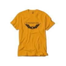 Supernatural Logo Sarı Tişört Sarı