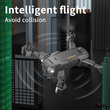 Giffy/başlangıç Drone 720p Hd Kameralı Drone Katlanabilir Taşıma Çantalı 4 Pervaneli Havada Sabit Kalma Özellikli Siyah Abanoz