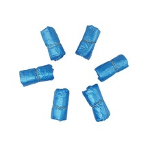 Ulzyvf 100 Adet 50 Çift Su Geçirmez Ayakkabı Kılıfı - İnşaat, Ofis, Ev İçin Hijyenik Koruma Mavi Mavi