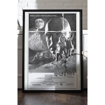 Harry Potter Siyah Ahşap Çerçeveli Poster, Film Duvar Tablosu