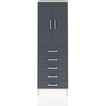 Arges Dolap 3 Raflı 5 Çekmeceli 2 Kapaklı 60x30x182 Aytaşı-an... Aytaşı