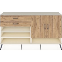 Arges Konsol 4 Raflı 2 Çekmeceli 2 Kapaklı 176x30x99 Aytaşı-çam Aytaşı-çam