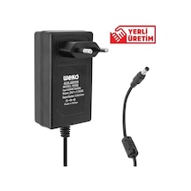 Weko 24 Volt 1.5 Amper 36 Watt Plastik Kasa Priz Tipi Adaptör 5.5x2.5 Uçlu