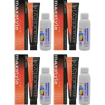 Maxstyle Sps830 Argan Ve Keratin 2025/08.01 Açık Küllü Kumral 60 Ml 4 Ad Saç Boyası + 4 Ad 90 Ml Oksidan