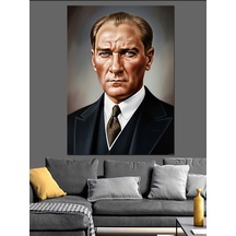 Ahşap Tablo Mustafa Kemal Atatürk Portresi Hayvan Tabloları