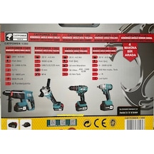 Catpower Pro4 Akülü Set Kırıcı Delici Avuç Taşlama Akülü Matkap Bijon Sökme Seti 35pcs
