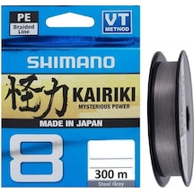 Shimano Kairiki 8X 300 M Steel Gray Örgü Ip Misina