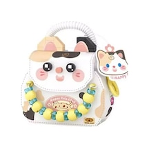 Lz-8843 Kedi Figürlü Meyve Çantası 360 Parça Block Oyuncak