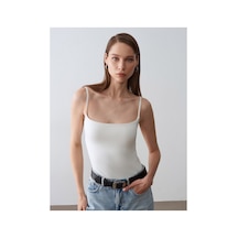 Dilvin 21200 Bra-free Askılı Top Ekru