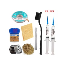 Mechanic Krem Lehim 183 C 42gr Havya Uc Temizleyici Flux Lehim Toplama Cp-3515 Lehim Emme Teli Spatula Stk01