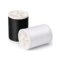 Orret Home 2x500 Metre Dikiş İpi Seti Siyah Beyaz Makine İpi, Nakış İpi, Dayanıklı Dikiş İpliği, Hobi Ve Terzilik İçin Profesyonel Set