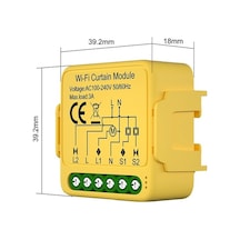 Dancemonkey Wifi Perde Modülü Graffiti Anahtar Açma/kapama Vw Kablosuz Kontrol