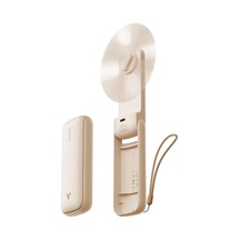 İnce Taşınabilir Fan, İnce El Fan, Usb Şarj Edilebilir Mini Kişisel 24h Maksimum Soğutma Süresi , Seyahat İçin Akülü Küçük Katlanabilir Cep, Yaz, Kadınlar, Kızlar İçin Hediyeler -bej Diğer