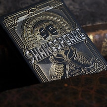 Npcc Shakespeare Black Premium Oyun Kağıdı Limited Edition Koleksiyonluk İskambil Kartları
