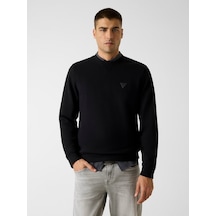 Guess M6rq08kcn01 Cn Ls Basic Erkek Sweatshirt Siyah Guess M6rq08kcn01 Cn Ls Basic Erkek Sweatshirt Siyah