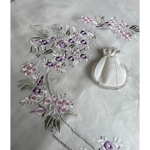 Flower Garden İpek Seccade - Lila