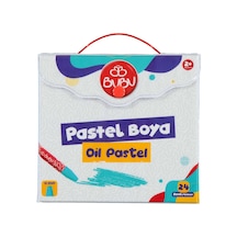 Bubu Pastel Boya 24 Renk Çantalı Pvc Standart