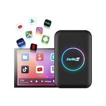 Carlinkit Lite Carplay Ai Box Kablosuz Adaptörü Youtube Netflix İçin, Kablolu Carplay'ı Kablosuz Apple Carplay Ve Kablosuz Android Auto'ya Dönüştür, Fabrika Kablolu Carplay Ve Android Auto Arabaları