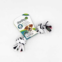Depomıx Eurodog Diş İpi İki Düğüm İnce Siyah Beyaz 15 Cm