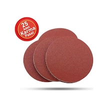 25 Adet Cırt Zımpara Spiral Avuç Içi Taşlama 115 Mm Harman Paket