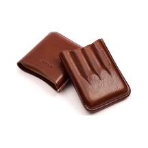 Jemar 4 Puro Kapasiteli 36 Ring Deri Puro/cigarillo Kılıfı Kahve