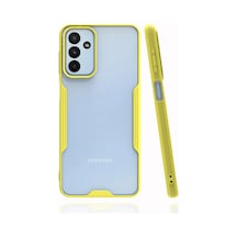 Newface - 422 - Samsung Galaxy Uyumlu A04s Kılıf Platin Silikon - Novapazr - - Sarı
