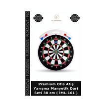 Premium Ofis Atış Yarışma Manyetik Dart Seti 38 Cm İml-161
