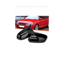 Audi A6 Yarasa Ayna Kapağı 2005-2008 C6 Uyumlu Pianoblack İthal Abs Plastik A+ Kalite