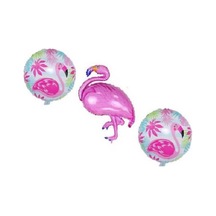 Flamingo Folyo Balon 3'Lü Set 45Cm - 90Cm